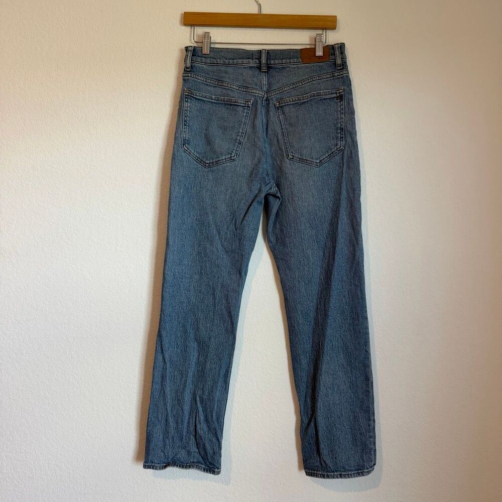 Madewell Straight-Leg Jeans in Medium Blue Wash - Picture 4 of 7